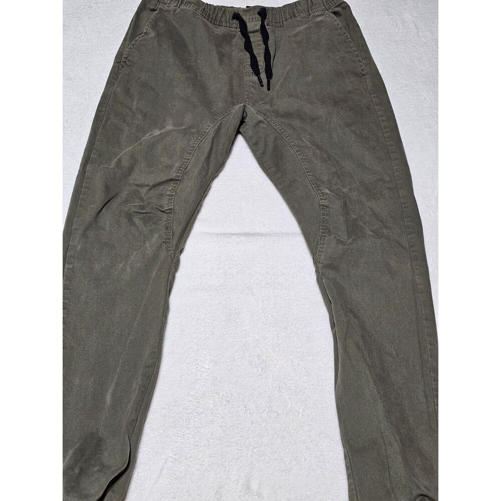 Southpole Flex Movement Mens Medium Green Jogger Pants Large Elastic Waistband